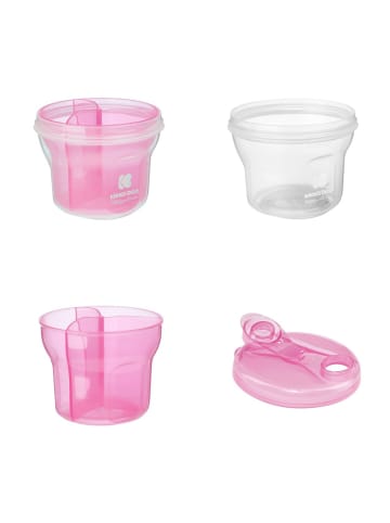 Kikkaboo Milchpulver Behälter 2 in 1 in rosa
