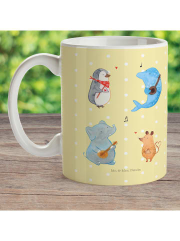 Mr. & Mrs. Panda Kaffeetasse Big Einheit ohne Spruch in Gelb Pastell