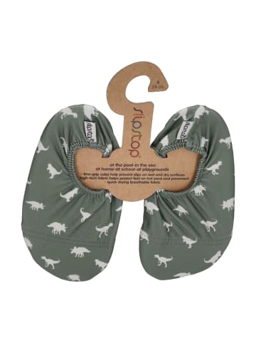 SLIPSTOP DEUTSCHLAND Badeschuhe DINO GREEN in bunt