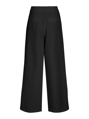 Vila Wide Leg Hose in Black Beauty