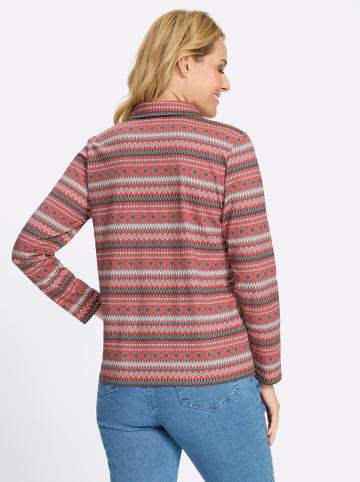 Sieh an! Langarm-Shirt in grapefruit-ecru-bedruckt