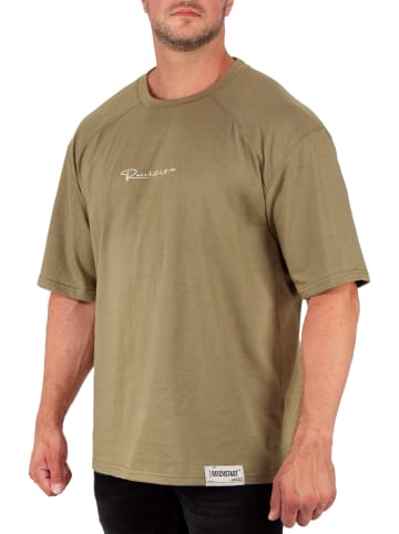 Reichstadt Reichstadt Oversized T-Shirt Herren  22RS033A Khaki XS