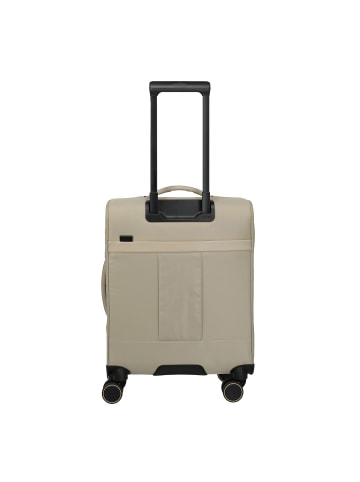 travelite Barbara Stepp 4 Rollen Kabinentrolley S 55 cm mit Dehnfalte satin nude