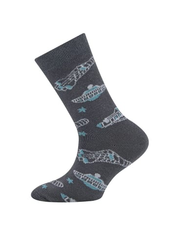 ewers 3er-Set Socken 3er Pack Raumschiff in steingrau