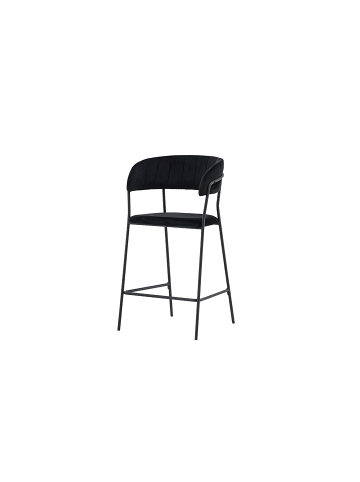 ebuy24 Barhocker Lui Schwarz 2er Set