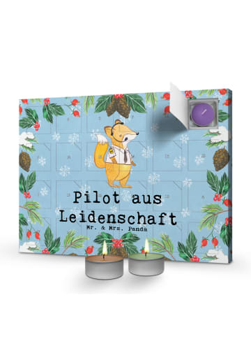 Mr. & Mrs. Panda adventskalender mit duftkerzen Pilot Leidenscha... in Eisblau