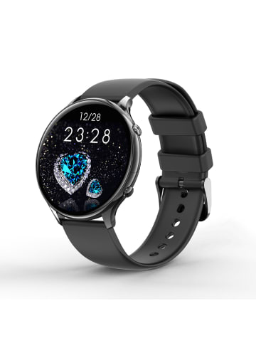 Platyne Multifunktionale Smartwatch in Schwarz