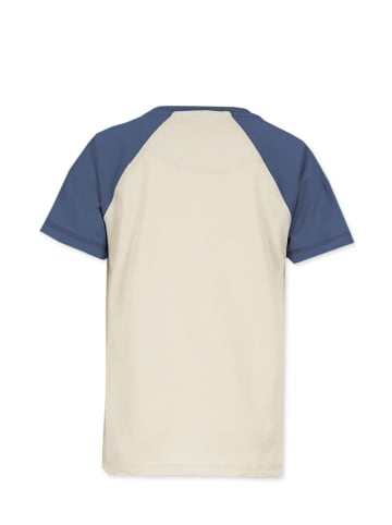 Band of Rascals T-Shirt " Raglan " in cream-blue