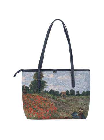 Goebel Schultertasche " Claude Monet - Mohnfeld " in Bunt