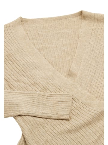 eucaly Damen Strickpullover in Beige