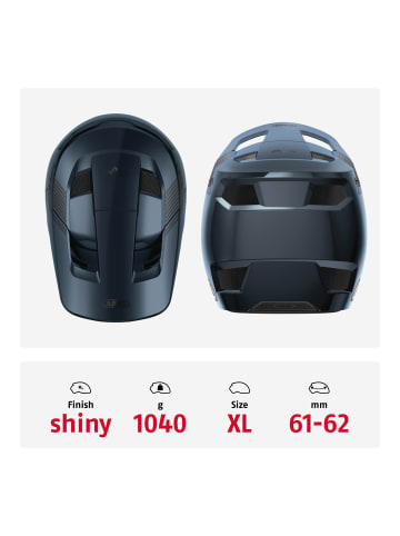 ABUS Fahrradhelm HiDrop in midnight blue