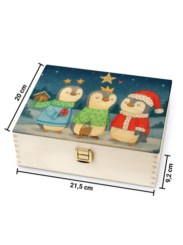 Mr. & Mrs. Panda Teedose Winterzeit Heilige drei Könige Design o... in Weiß