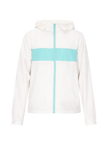 hoona Jacke in Weiss Türkis