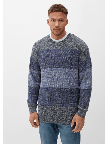 s.Oliver Strickpullover langarm in Blau-grau