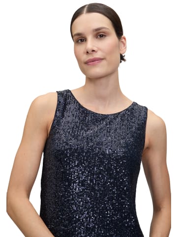Vera Mont Pailletten-Top ohne Arm in Night Sky