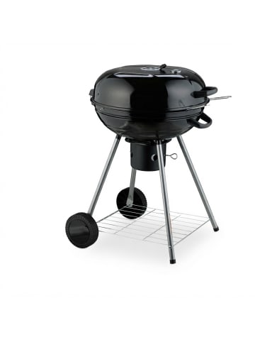 relaxdays Kugelgrill in Schwarz - Ø 53 cm