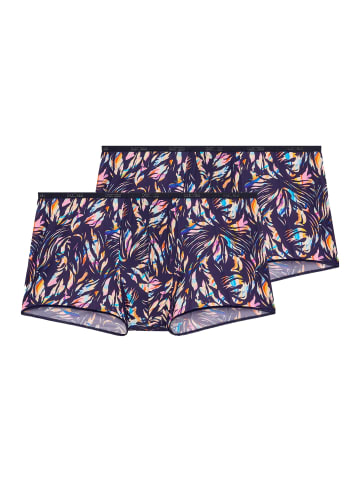 HOM Retro Short / Pant Viscaya in Navy print