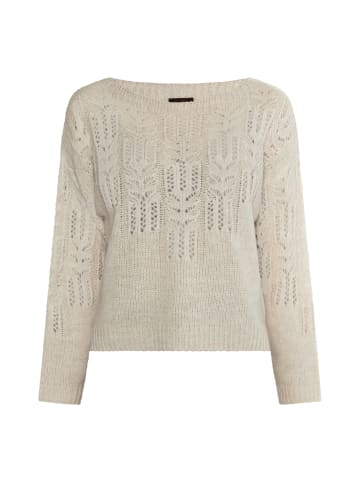 DreiMaster Klassik Damen Pullover in Wollweiss