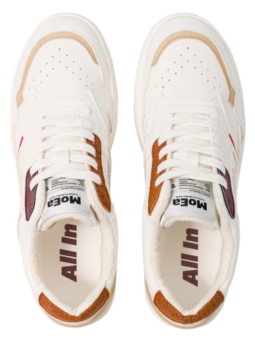 MoEa MoEa Turnschuhe in white/brown/red/pink