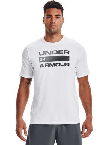 Under Armour T-Shirt "Team Issue" in Weiß
