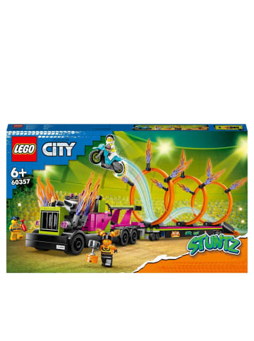 LEGO Bausteine City 60357 Stunttruck mit Feuerreifen-Challenge - ab 6 Jahre