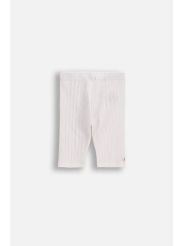 Coccodrillo Kurze Leggings in ecru