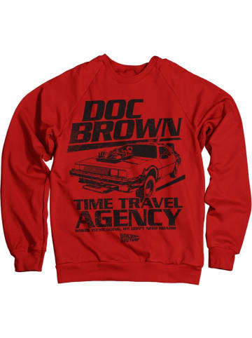 Back To The Future Pullover in Rot