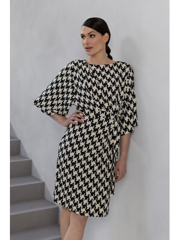 Mart Visser Kleid mit Mailänder Print, Schwarz/Weiß