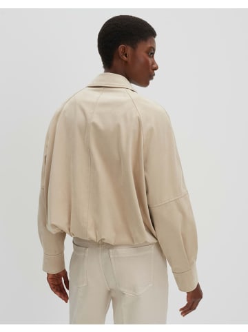 someday. Verkürzte Jacke in Veloursoptik in Soft Oat