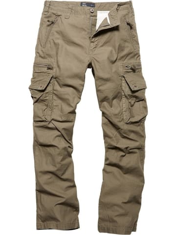 Vintage Industries Cargohose in Grün