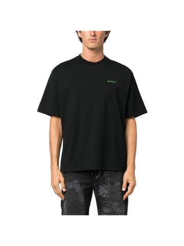 OFF WHITE Logo T-Shirt Schwarz