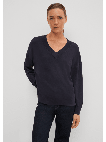 comma Pullover langarm in Blau