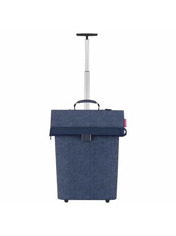 Reisenthel trolley M - Einkaufstrolley 53 cm in herringbone dark blue