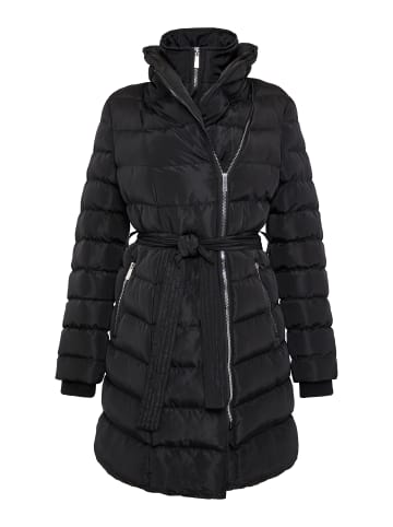 Threadbare Steppmantel THB Tess Double Layer Padded Coat in Black