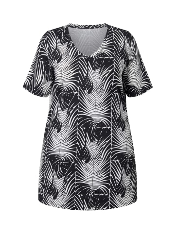 Ulla Popken Longshirt in schwarz