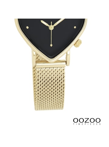 Oozoo Analog-Armbanduhr Oozoo Timepieces gold extra groß (ca. 28x29mm)