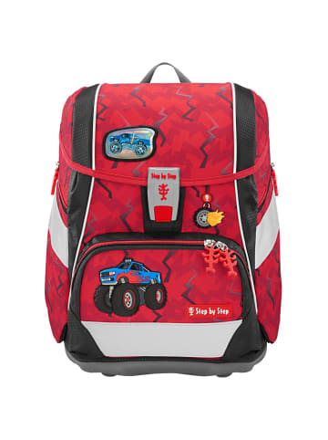 Step by Step 2in1 Plus - Schulranzen Set 6tlg. (Danger Cat Chiko) in Monster Truck Rocky