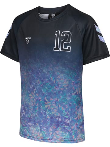 Hummel Kinder Trainingsanzug "Hmlshimmer Set" in Schwarz