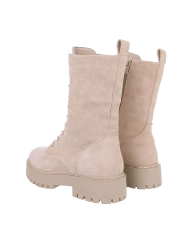 Ital-Design Stiefelette in Beige