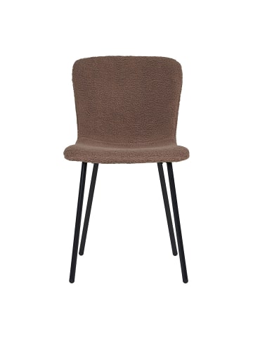 ebuy24 Esszimmerstuhl Halden  Braun 2er Set