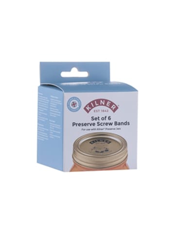 Kilner KILNER | Einkochverschluss, metall, 6er-Set