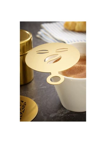 Echtwerk 23 tlg. Set Kaffeezuberhör-Set "Barista Art" 600 ml in Gold