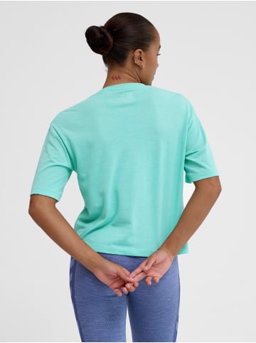 Hummel T-Shirt Hmlmt Vanja Multisport Damen in POOL BLUE