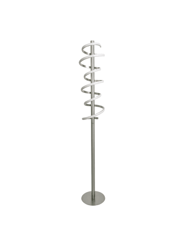 näve LED-Stehleuchte "Belleza" in silber - EEK F - (L)22cm x (B)22cm x (H)140cm