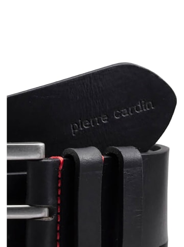 Pierre Cardin Ledergürtel Basic in Schwarz