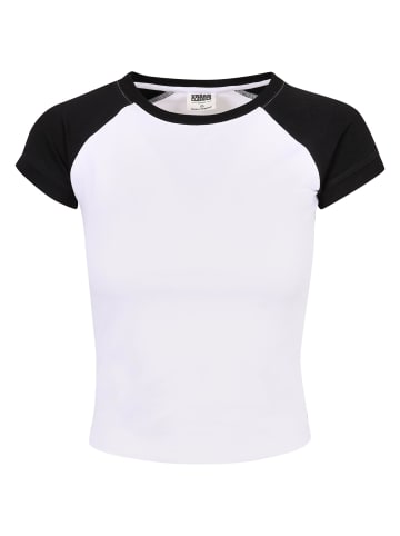 Urban Classics T-Shirts in white/black