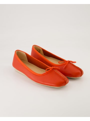 Clarks Ballerinas in Rot