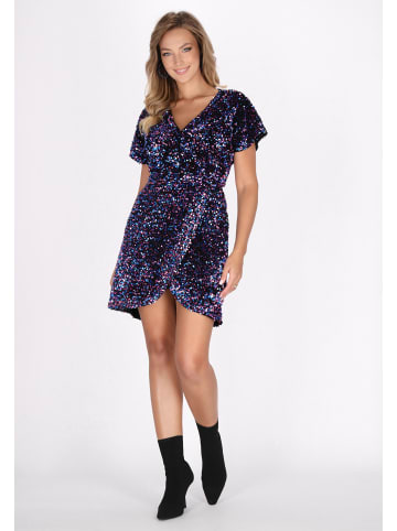 faina Damen Kleid in Blau Pink