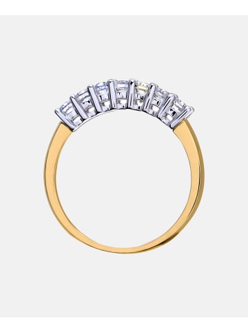 Diamant L'éternel Eternity-Ring aus 750 Gelbgold mit 18 Karat Diamant