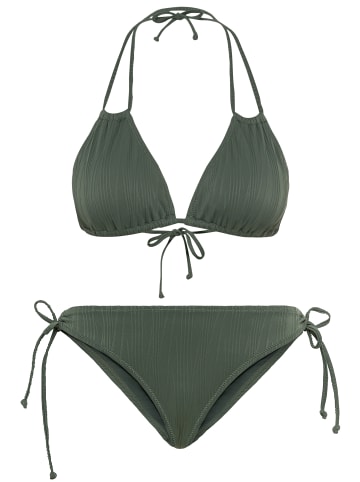 LSCN BY LASCANA Triangel-Bikini in olive